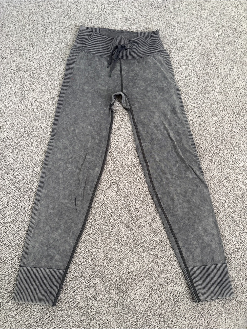 PINK Victoria's Secret Gray Seamless Drawstring Leggings